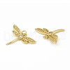Brass Micro Pave Cubic Zirconia Pendants KK-E068-VB304-3