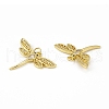 Brass Micro Pave Cubic Zirconia Pendants KK-E068-VB304-3