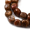 Natural Petrified Wood Beads Strands G-L621-C11-02-4