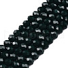 Opaque Solid Color Glass Beads Strands EGLA-A034-P3mm-D12-1