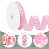 50 Yards Polyester Tartan Ribbons OCOR-WH0093-28A-4
