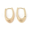 U-Shaped Brass Hoop Earrings EJEW-D320-14G-4