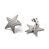 Non-Tarnish 304 Stainless Stud Earring Findings STAS-M314-02B-P-2