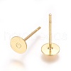 304 Stainless Steel Stud Earrings Findings STAS-P227-18G-1