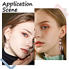 SUNNYCLUE 36Pcs 3 Colors Brass Micro Pave Clear Cubic Zirconia Earring Hooks KK-SC0003-50-5