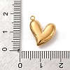 304 Stainless Steel Pendants STAS-D362-06G-3