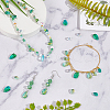 AHADERMAKER 120Pcs 6 Colors Transparent Glass Charms GLAA-GA0001-80-4