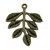 Tibetan Style Alloy Pendants TIBEP-R304-027AB-LF-1