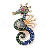 Sea Horse Enamel Pins JEWB-S025-16-1