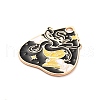 Alloy Enamel Pendants FIND-V001-01G-02-2