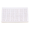 Brass Natural Pearl Stud Earrings PEAR-N020-08G-4
