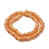 Rainbow Plated Electroplate Glass Beads GLAA-G106-02A-FR01-2