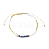 5Pcs Natural Gemstone Beaded Bracelets BJEW-JB10212-3