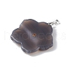 Natural Grey Agate Big Pendants G-B040-01P-04-4
