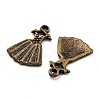 Tibetan Style Alloy Pendants TIBE-T014-32AB-2