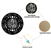 CREATCABIN 1Pc Chakra Gemstones Dowsing Pendulum Pendants FIND-CN0001-15E-3