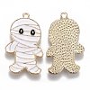 Halloween Theme Alloy Enamel Pendants X-ENAM-J649-09LG-2