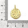 Brass with Enamel Pendants KK-D295-31G-04-2