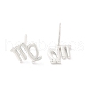 S925 Sterling Silver Stud Earrings EJEW-K303-01S-06-3