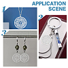 Unicraftale 24Pcs 6 Style Ion Plating(IP) 201 & 304 Stainless Steel Filigree Pendants STAS-UN0042-06-5