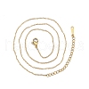 304 Stainless Steel Cable Chains Necklace for Men Women X-NJEW-N050-A03-G12-1