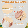 Nylon Metallic Braided Ribbon OCOR-WH0085-58B-4