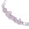 5Pcs Natural Mixed Stone Chips Braided Bead Bracelet Sets BJEW-JB09869-01-3
