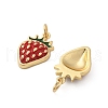 Brass Enamel Pendants KK-L237-029G-01-3