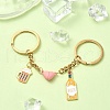 Alloy Enamel Keychain KEYC-YW00130-01-1