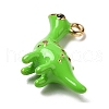 Alloy Enamel Pendants ENAM-B059-01A-3