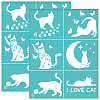 Self-Adhesive Silk Screen Printing Stencil DIY-WH0338-201-1