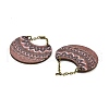 Poplar Wood Pendants FIND-Z049-10A-AB-2