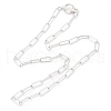 Non-Tarnish 304 Stainless Steel Paperclip Chain Necklaces NJEW-H305-10P-01-1