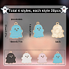 SUNNYCLUE 80Pcs 4 Style Alloy Enamel Pendants FIND-SC0004-44-2