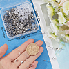 Beebeecraft 240Pcs 2 Style 304  Stainless Steel Stud Earring Findings DIY-BBC0001-93-3