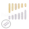 Brass Magnetic Slide Lock Clasps KK-PH0036-22-1