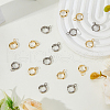 DICOSMETIC 201 Stainless Steel Huggie Hoop Earring Findings FIND-DC0006-43B-4