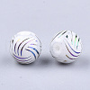Electroplate Glass Beads EGLA-S178-09C-2