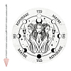 CRASPIRE 1Pc Cone/Spike/Pendulum Natural Rose Quartz Stone Pendants DIY-CP0007-71A-1
