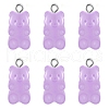Transparent Resin Pendants HJEW-TAC0007-02F-1