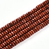 Natural Red Jasper Beads Strands G-T141-62-4