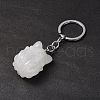 Natural Quartz Crystal Keychains KEYC-P011-03P-11-4