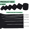 BENECREAT 12M 6 Styles Flat Polycotton & Cotton Twill Tape Ribbon OCOR-BC0007-40B-2
