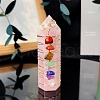 Wire Wrapped Tower Natural Rose Quartz Healing Stone Wands PW-WG61976-02-1