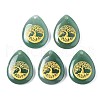 Natural Green Aventurine Pendants G-T122-71I-1