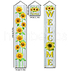 Polyester Hanging Sign for Home Office Front Door Porch Decorations HJEW-WH0023-007-2