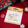 Beebeecraft 10Pcs Christmas Theme Brass Pendants KK-BBC0014-98-6