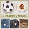 Fingerinspire 24Pcs Alloy Brooches JEWB-FG0001-25B-4