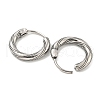316 Surgical Stainless Steel Hoop Earrings EJEW-D096-11C-AS-2