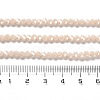 Electroplate Opaque Glass Beads Strands EGLA-A035-P3mm-A05-4